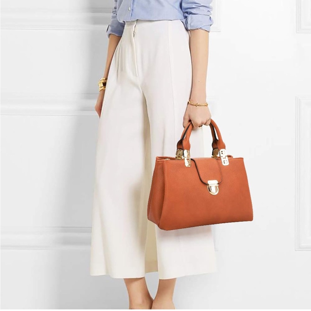 Women Satchel Handbags Top Handle Purse Medium Tote Bag